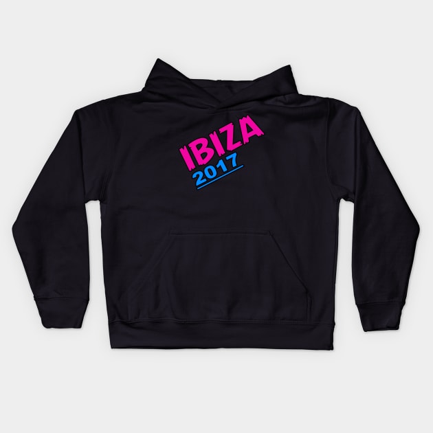 Ibiza 2017 Kids Hoodie by Specialstace83